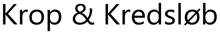Krop & Kredsløb